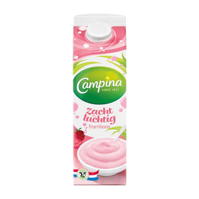 Campina Dessert zacht en luchtig framboos