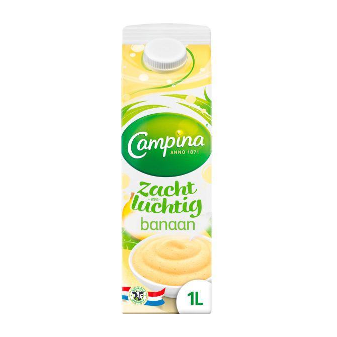 Campina Dessert zacht en luchtig banaan