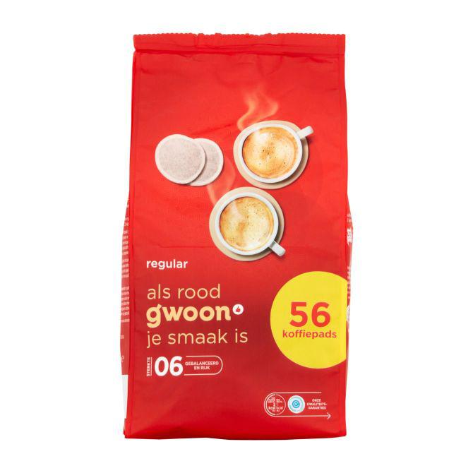 g&#039;woon Koffiepads regular