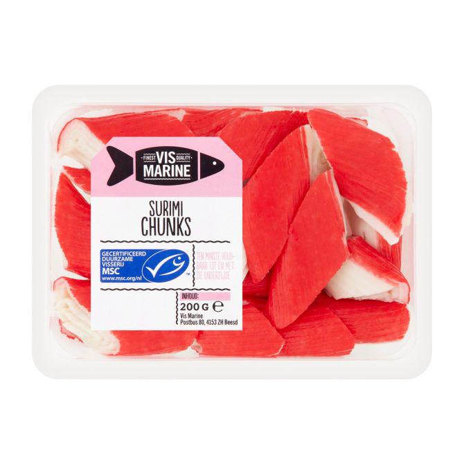 Surimi chunks