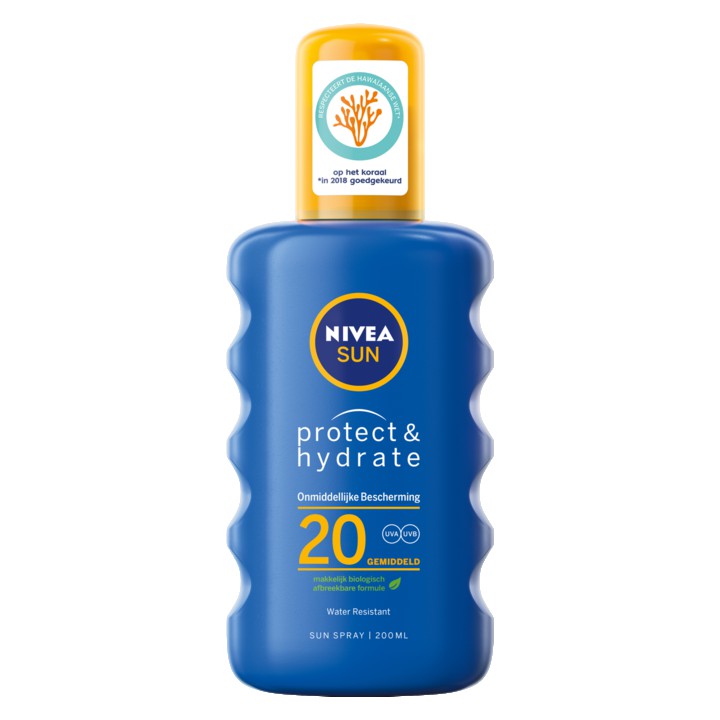 NIVEA SUN Protect &amp;amp; Hydrate Zonnespray SPF20 200ml