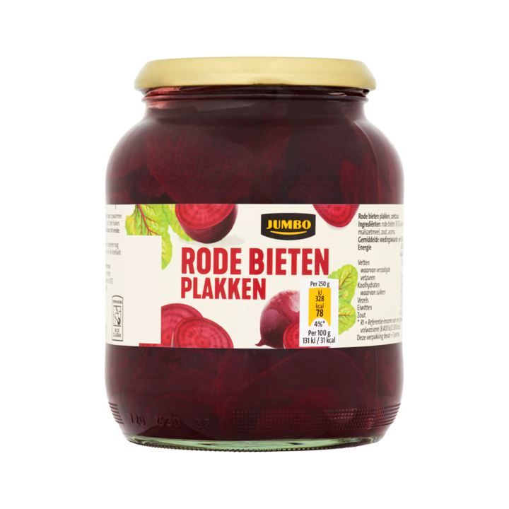 Jumbo Rode Bieten Plakken 680g