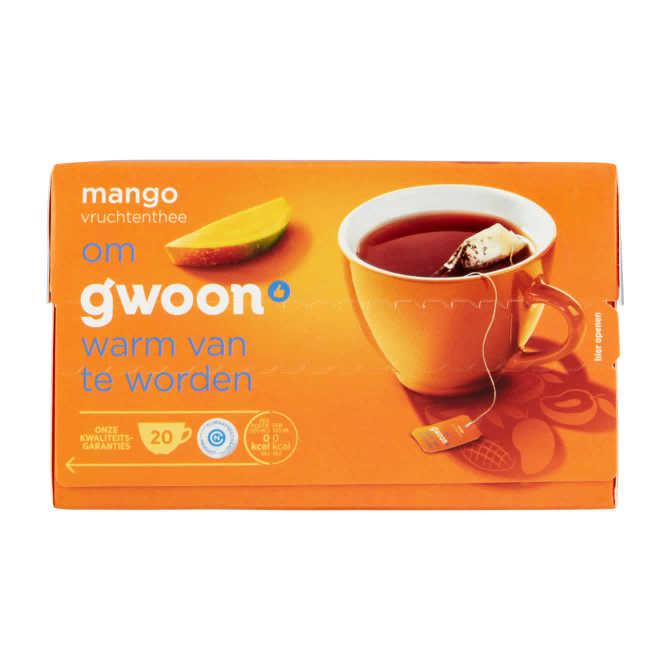 g&#039;woon Vruchtenthee mango