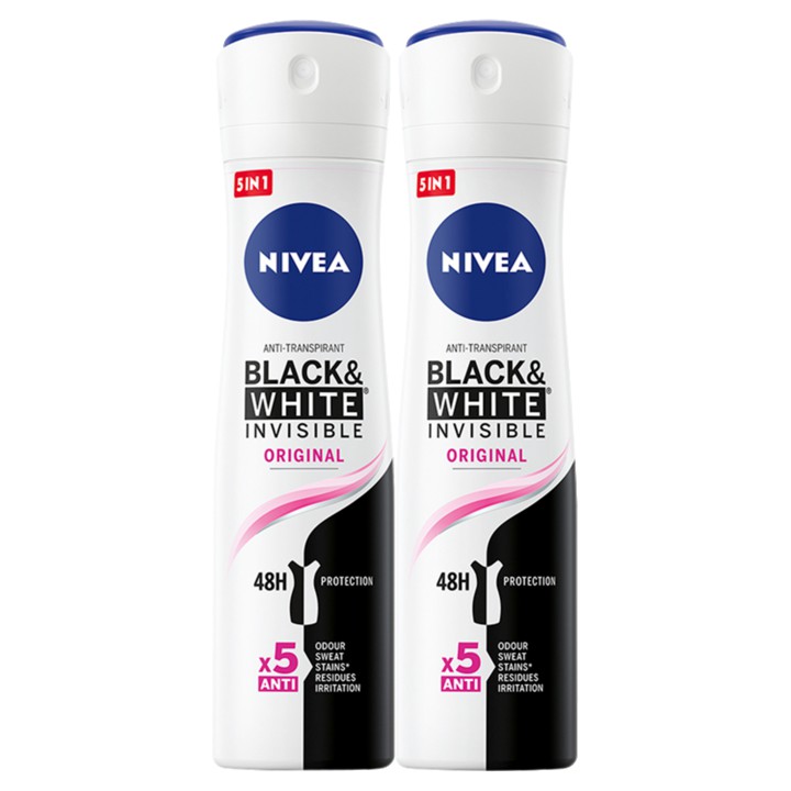 Nivea 5 in 1 Anti-Transpirant Black &amp;amp; White Invisible Original 150ml