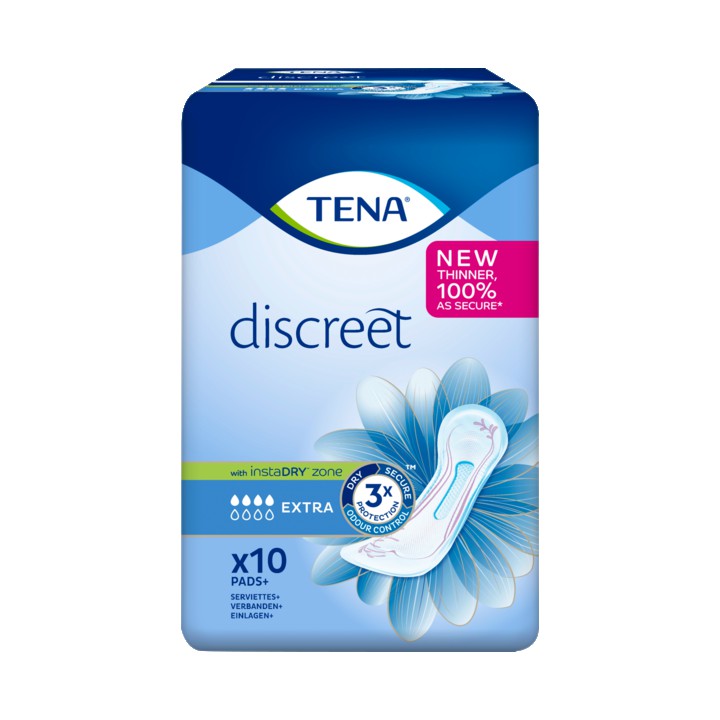 TENA Discreet Extra Verbanden 10 Stuks