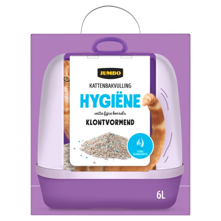 Jumbo Kattenbakvulling Hygi&amp;euml;ne Klontvormend 6L