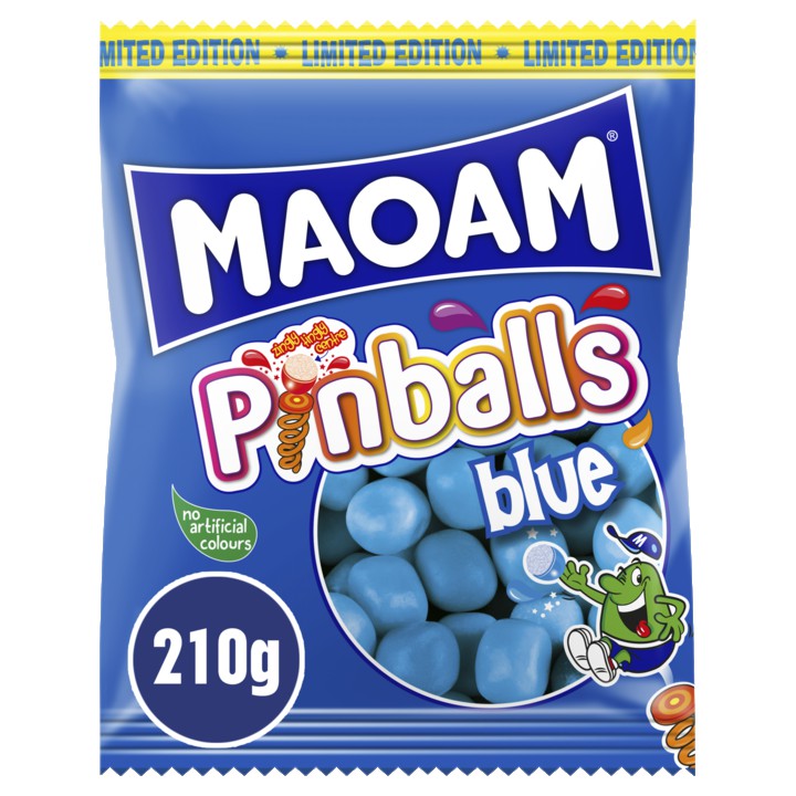 Maoam Pinballs Blue 210g