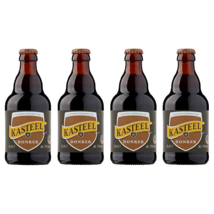 Kasteel 11&amp;deg; Donker 4 x 33cl