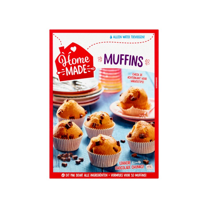 HomeMade Complete Mix voor Muffins 445g