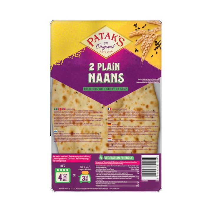 Pataks Naan plain