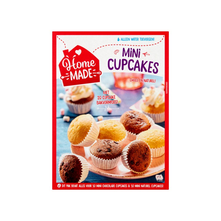 HomeMade Complete Mix voor Mini Cupcakes 400g