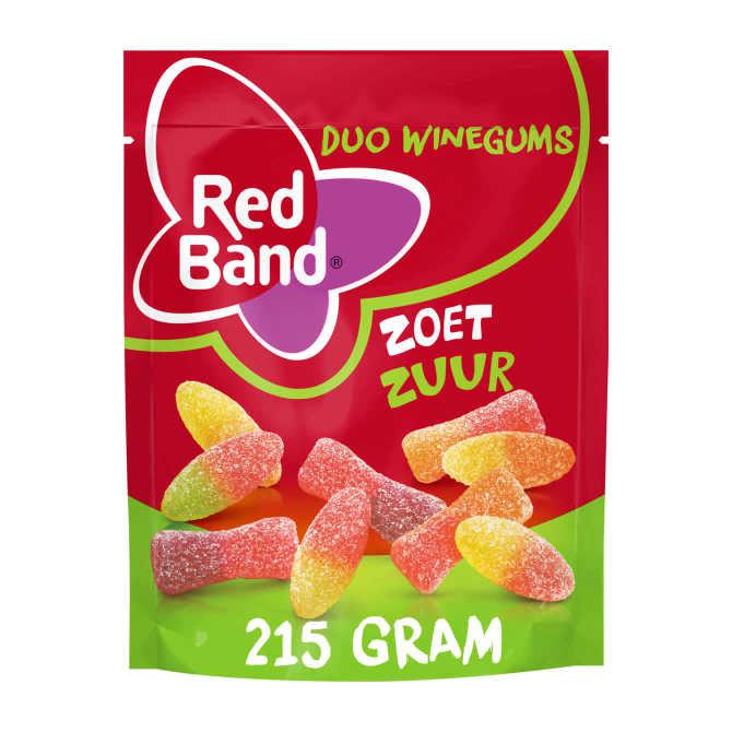 Red band Duo winegum zoet zuur snoep