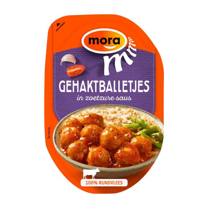 Mora Gehaktballetjes zoetzure saus