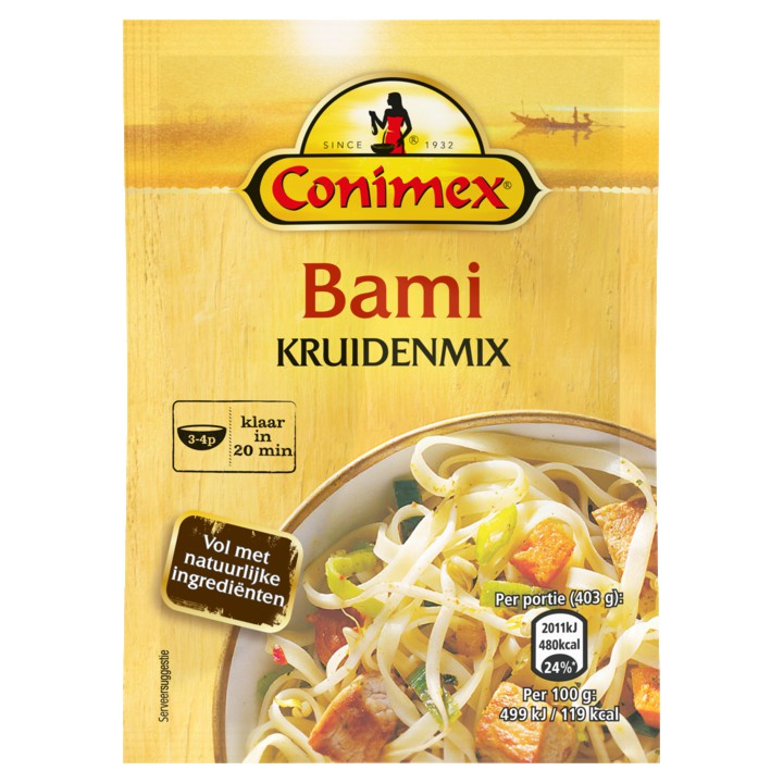 Conimex Maaltijdmix Bami Kruiden 22g