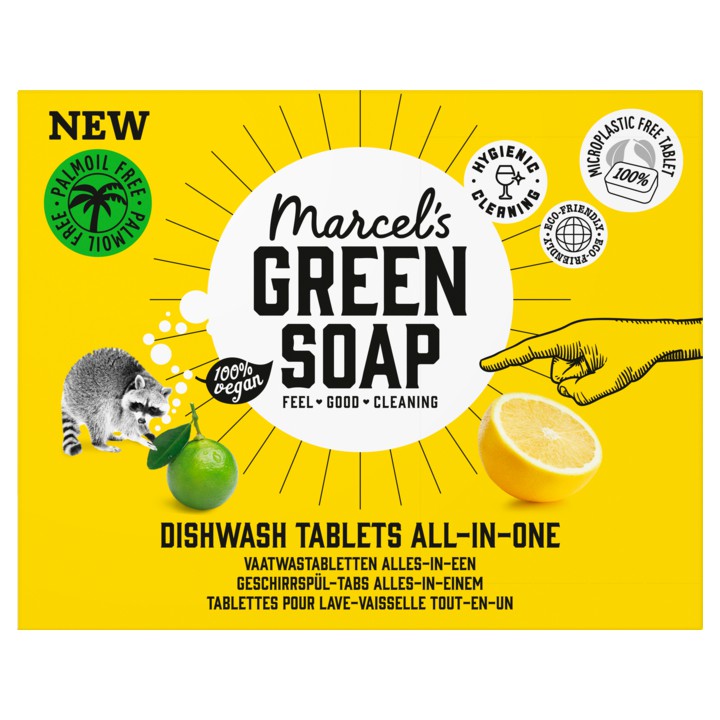 Marcel&amp;#x27;s Green Soap Vaatwastabletten Alles-in-Een 25 x 19, 25g