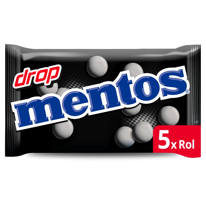 Mentos Drop Rollen Snoep Pak 5 rollen