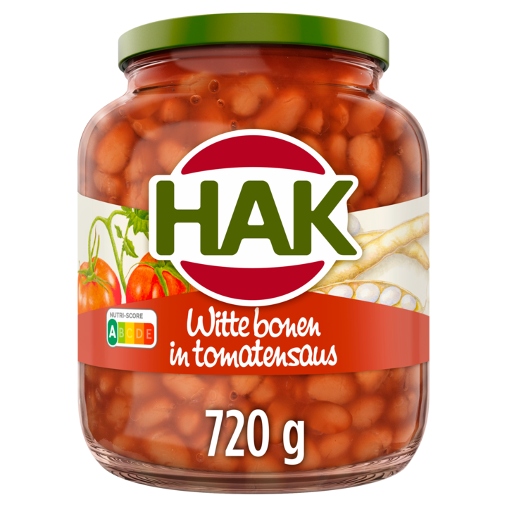 Hak Witte Bonen in Tomatensaus 720g