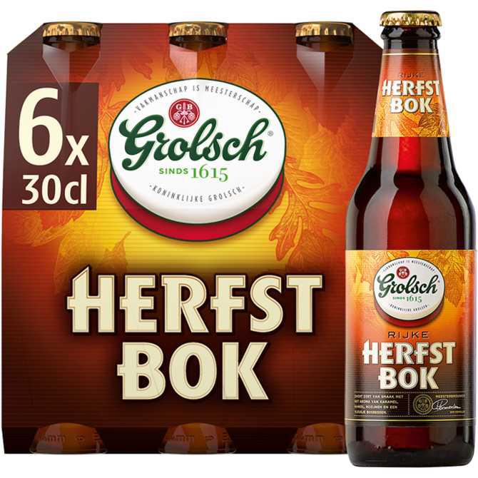 Grolsch Rijke Herfstbok Speciaalbier 6-pack Fles - 6 x 30cl