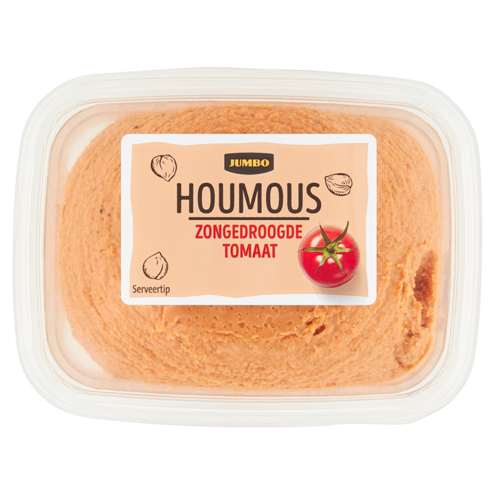 Jumbo Houmous Zongedroogde Tomaat 200g