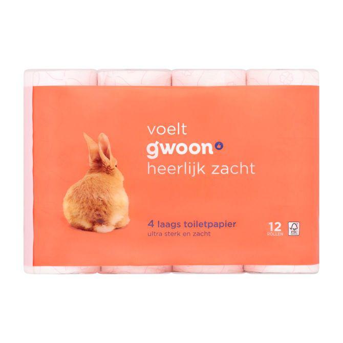 g&#039;woon Toiletpapier 4 laags