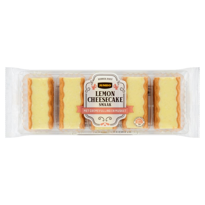 Jumbo Lemon Cheesecakesmaak met Cr&amp;egrave;mevulling en Musket 175g