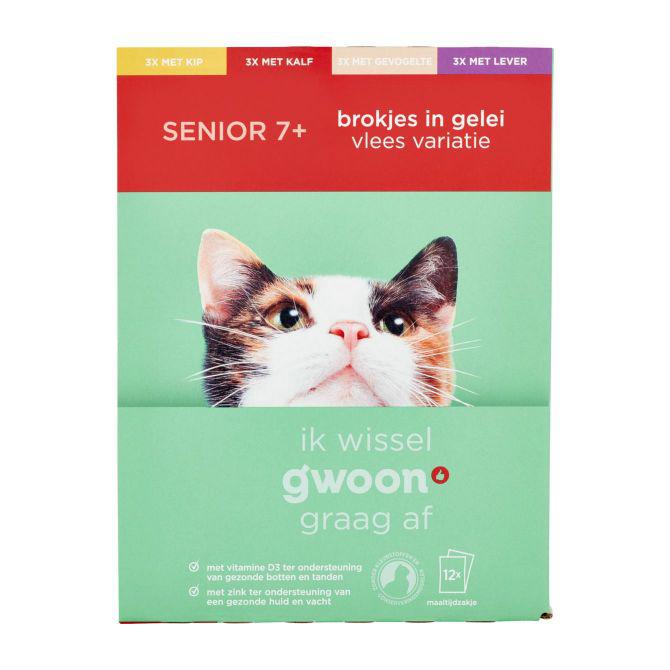 g&#039;woon Kattenvoer senior