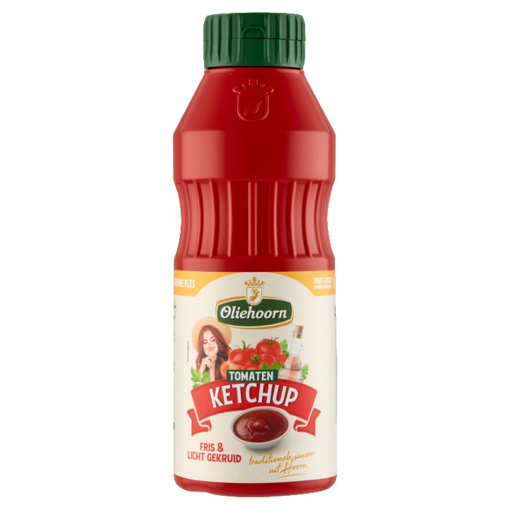 Oliehoorn Tomaten Ketchup Fris &amp;amp; Licht Gekruid 465ml