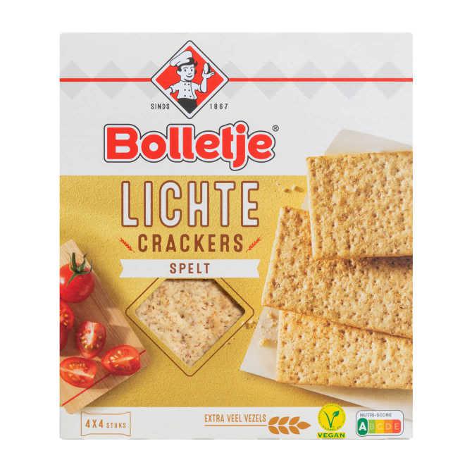 Bolletje Lichte Crackers Spelt 4 x 4 Stuks