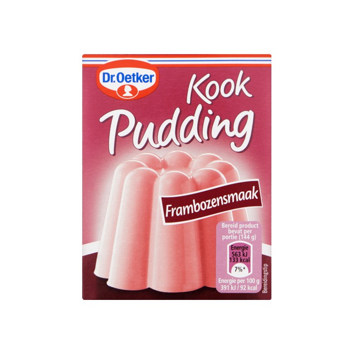 Dr. Oetker Kookpudding Frambozen 79g