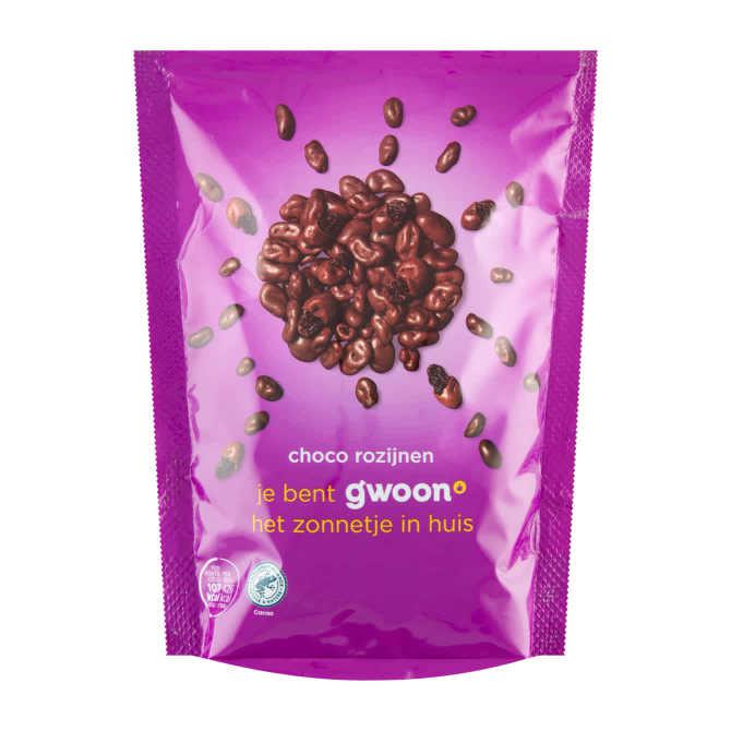 g'woon Chocolade rozijnen