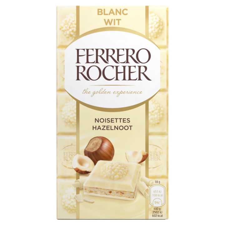 Ferrero Rocher Hazelnoot Wit 90g