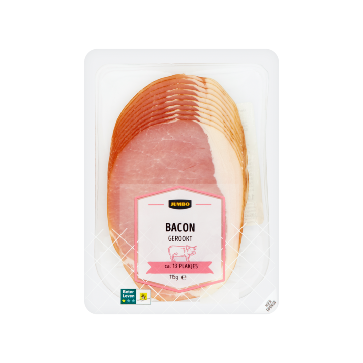 Jumbo Bacon Gerookt 115g