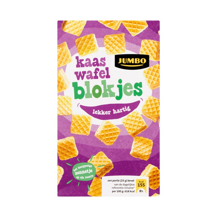 Jumbo Kaaswafelblokjes 100g