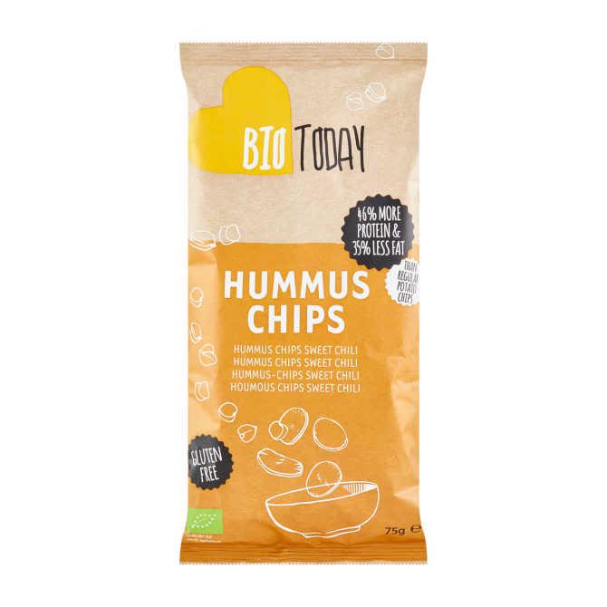 BioToday Hummus Chips Sweet Chili 75 g