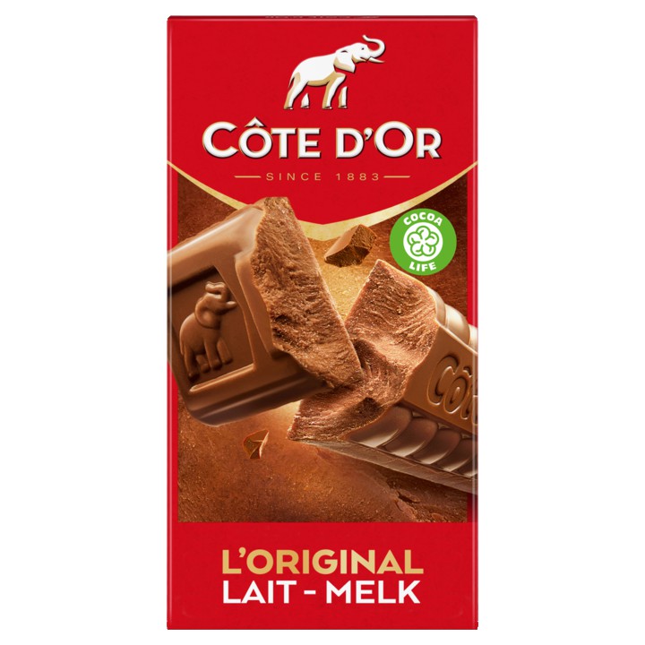 C&amp;ocirc;te d&amp;#x27;Or L&amp;#x27;Original chocolade reep Melk 200g