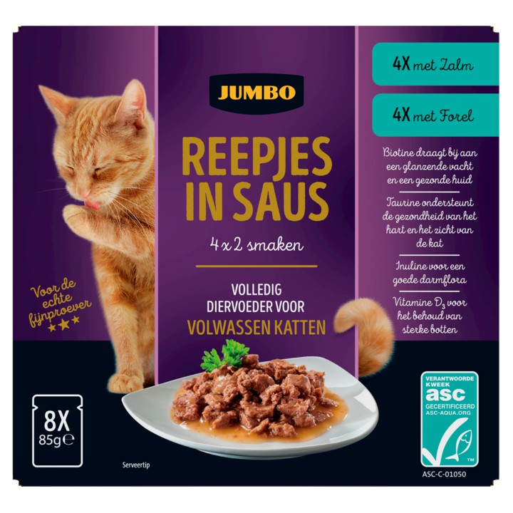 Jumbo Reepjes in Saus 8 x 85g