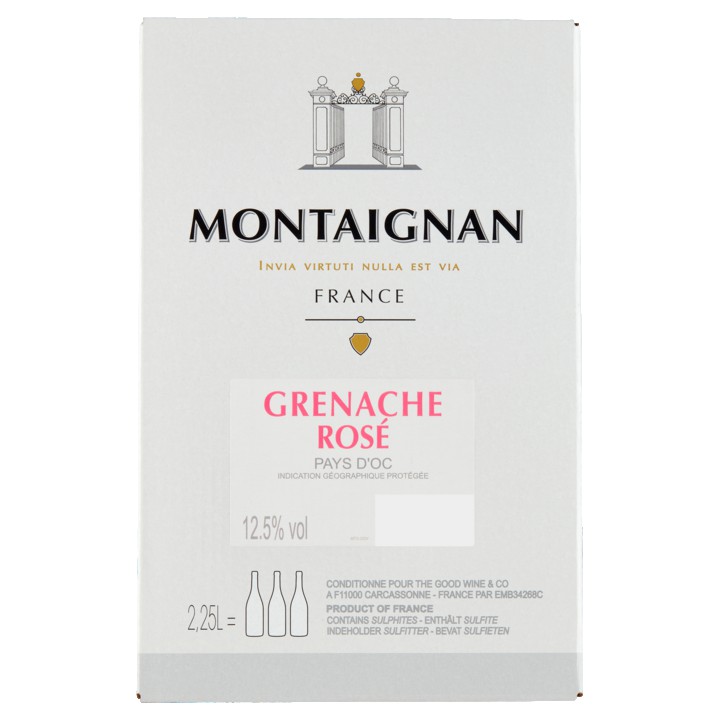 Montaignan - Grenache Ros&amp;eacute; - Box 2, 25L