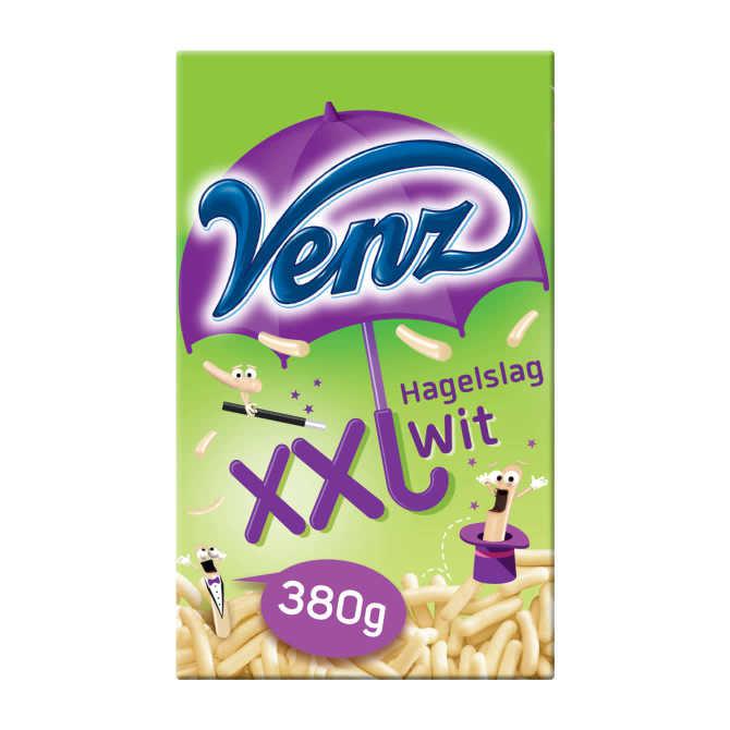 Venz XXL hagelslag wit