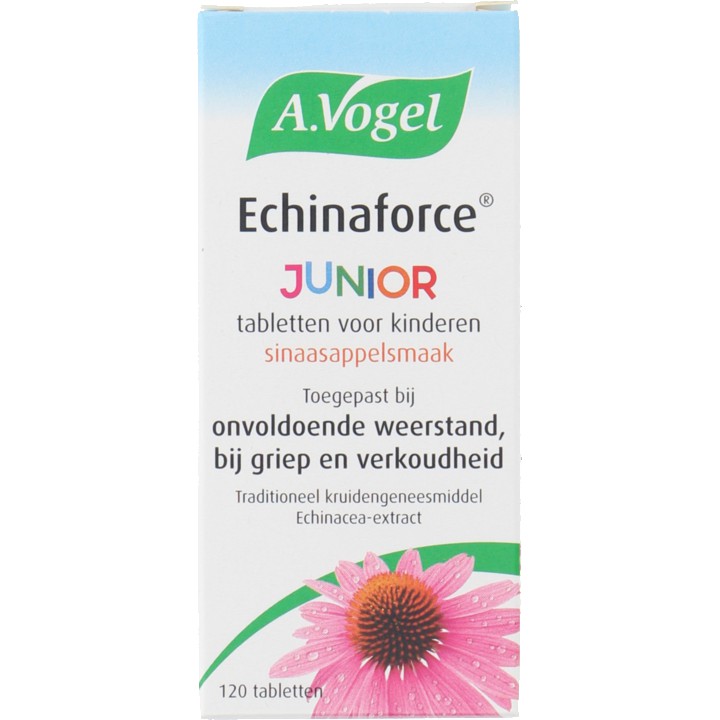 A.Vogel Echinaforce Junior tabletten sinaasappelsmaak, 120 stuks