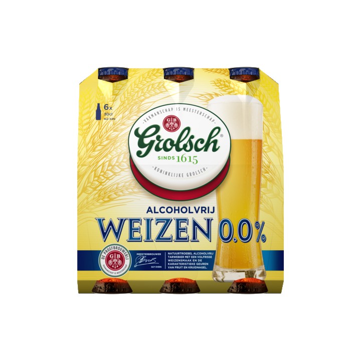 Grolsch Weizen 0.0% Fles 6 x 30cl