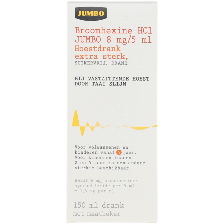 Jumbo Broomhexine drank 8mg/5ml SV 150ml