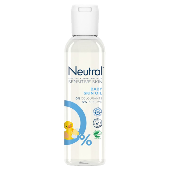 Neutral Parfumvrij Baby Huidolie voor de Gevoelige Babyhuid 150ml