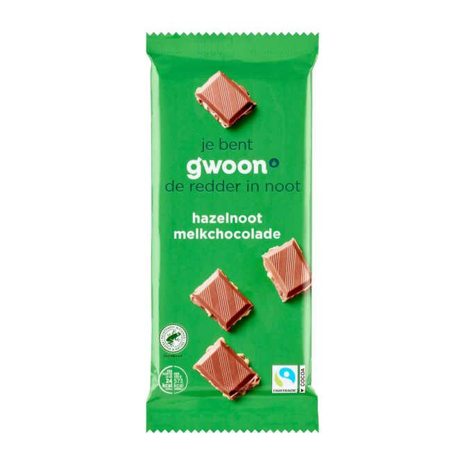 g&#039;woon Tablet melk hazelnoot chocolade