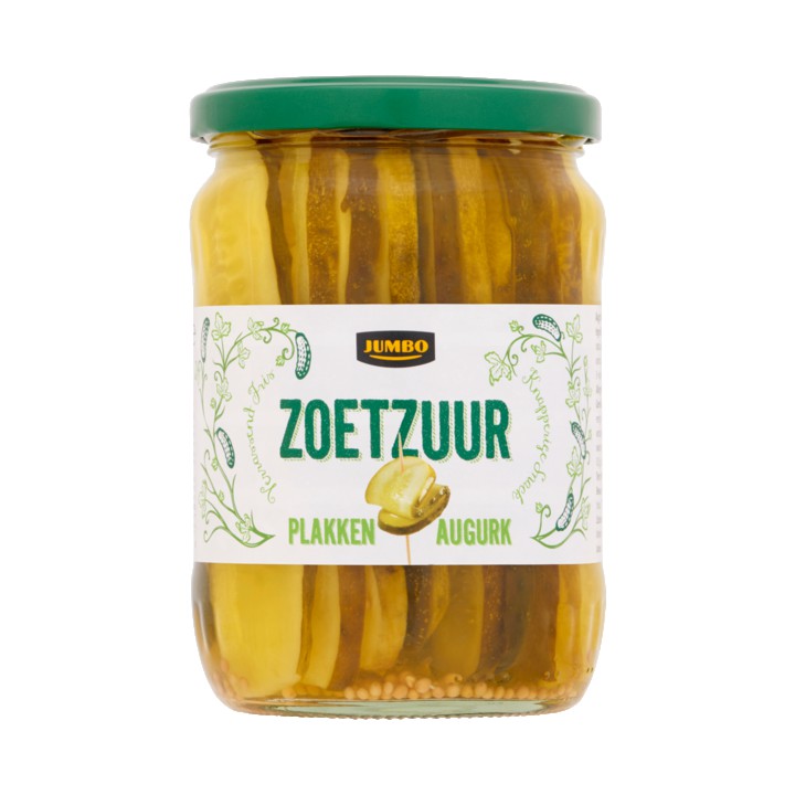Jumbo Augurk Plakken Zoetzuur 290g