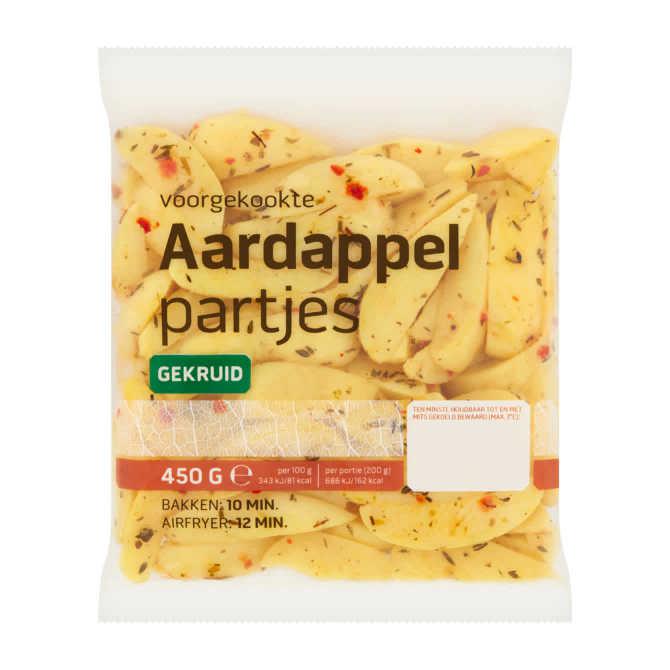 Aardappelpartjes gekruid