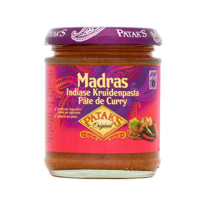 Patak&amp;#x27;s Original Madras Indiase Kruidenpasta 165g