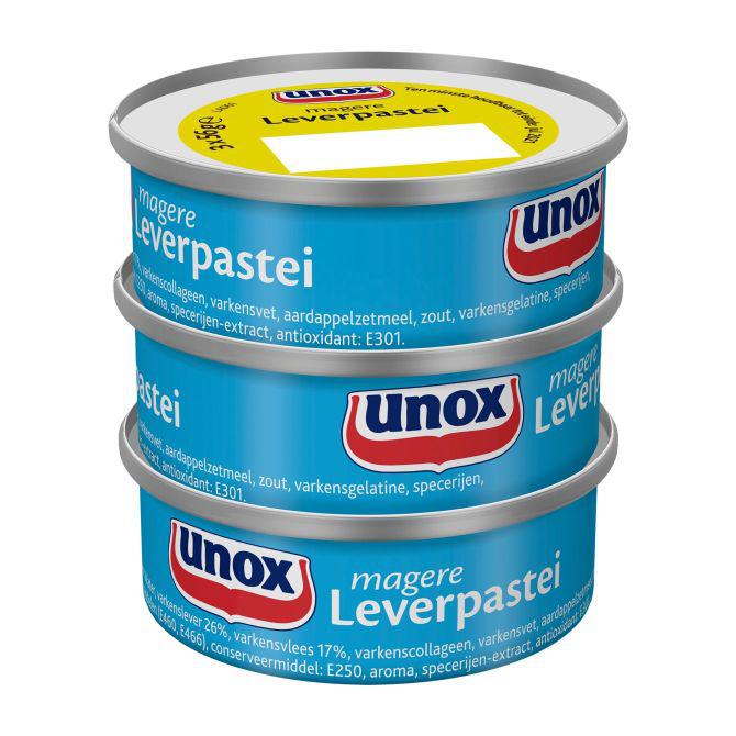 Unox Leverpastei mager