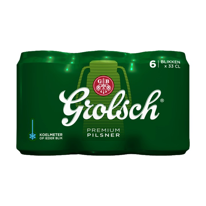 Grolsch - Pils - Blik - 6 x 330ml