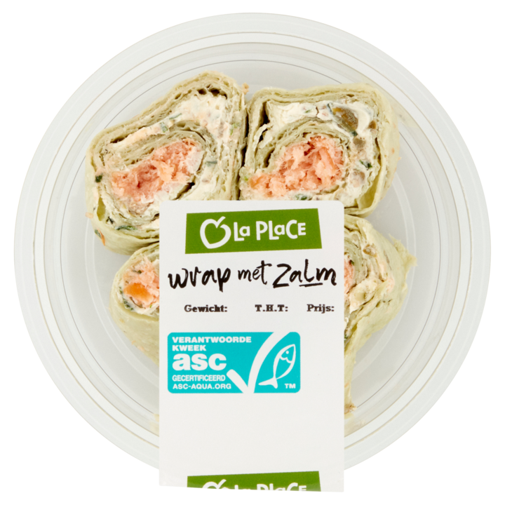 La Place Avocadowrap met Zalm en Kruidenroomkaas 85g