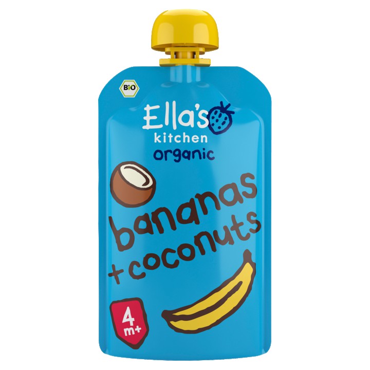 Ella&amp;#x27;s Kitchen Bananen + kokos 4+ biologisch 120g